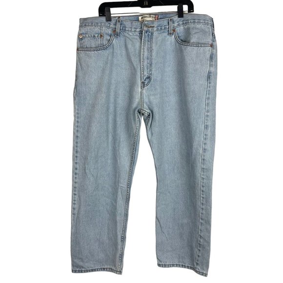 Levi's Other - Levi's 505  Men's 42x30 Act (40X29) Regular Fit Straight Leg Jeans Light Wash